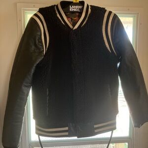 Mother The Snap Letterman Rib Jacket